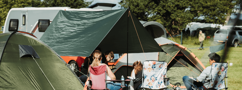 Camping at Scottish Game Fair