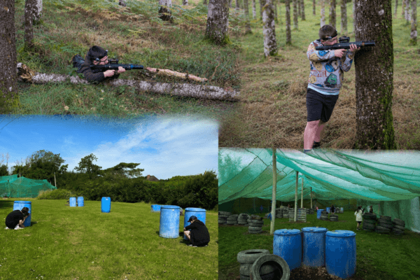 Different laser tag images from Highland Laser